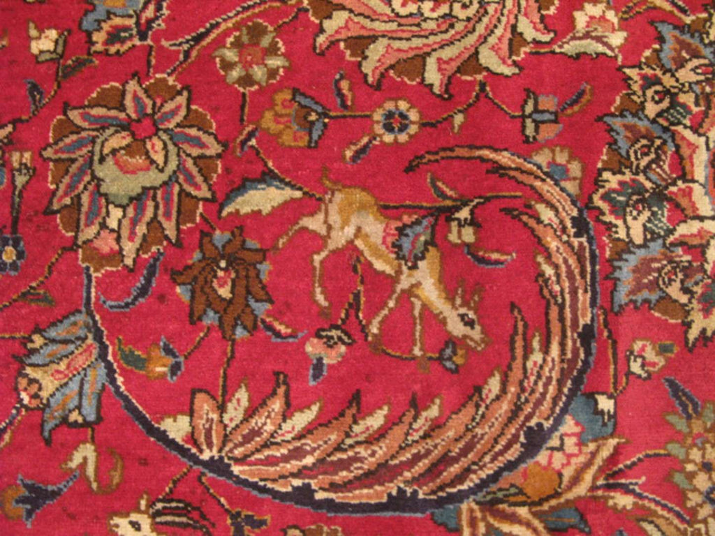 9' 6" x 13' 2" Persian Tabriz Rug image 2