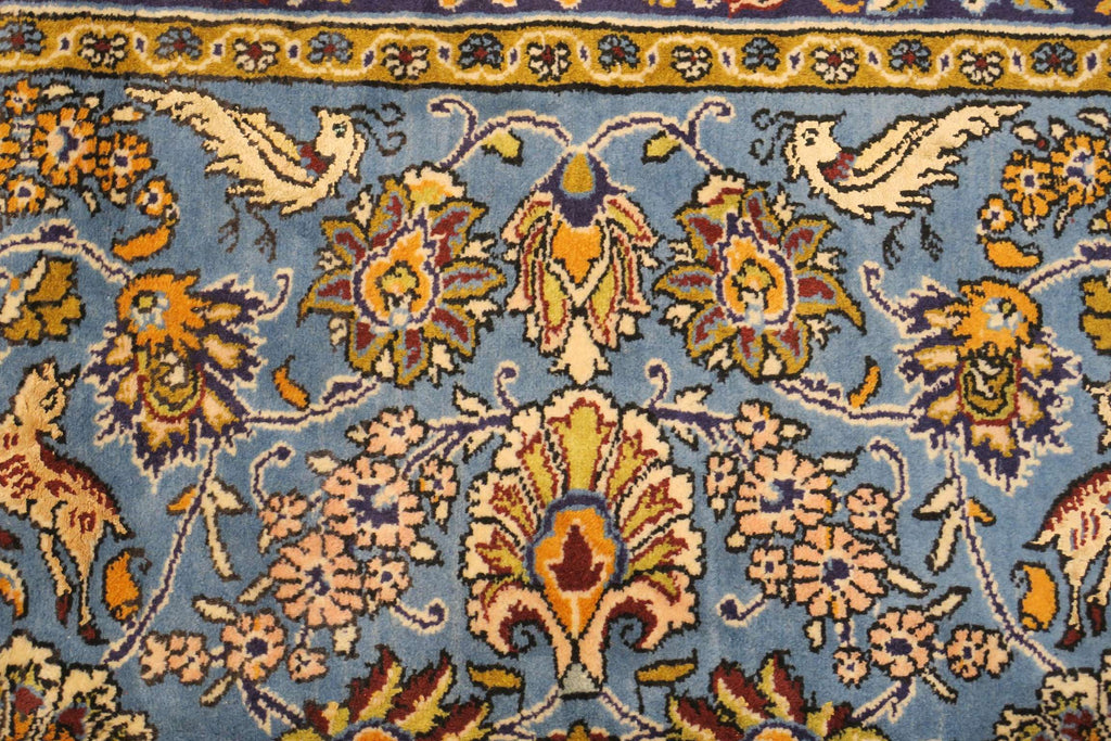 3' 5" x 5' 2" Persian Qum Rug image 0