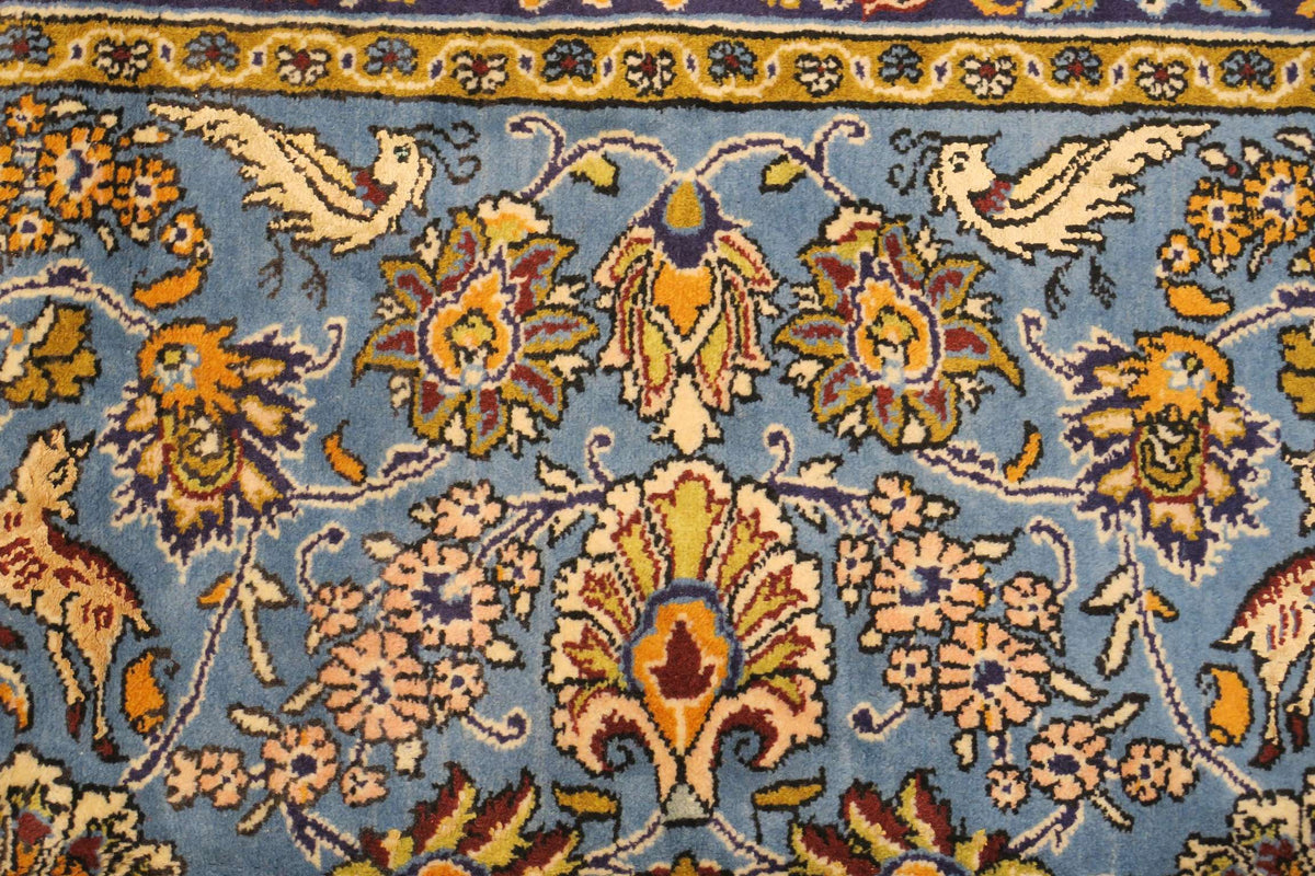 3' 5" x 5' 2" Persian Qum Rug image 0