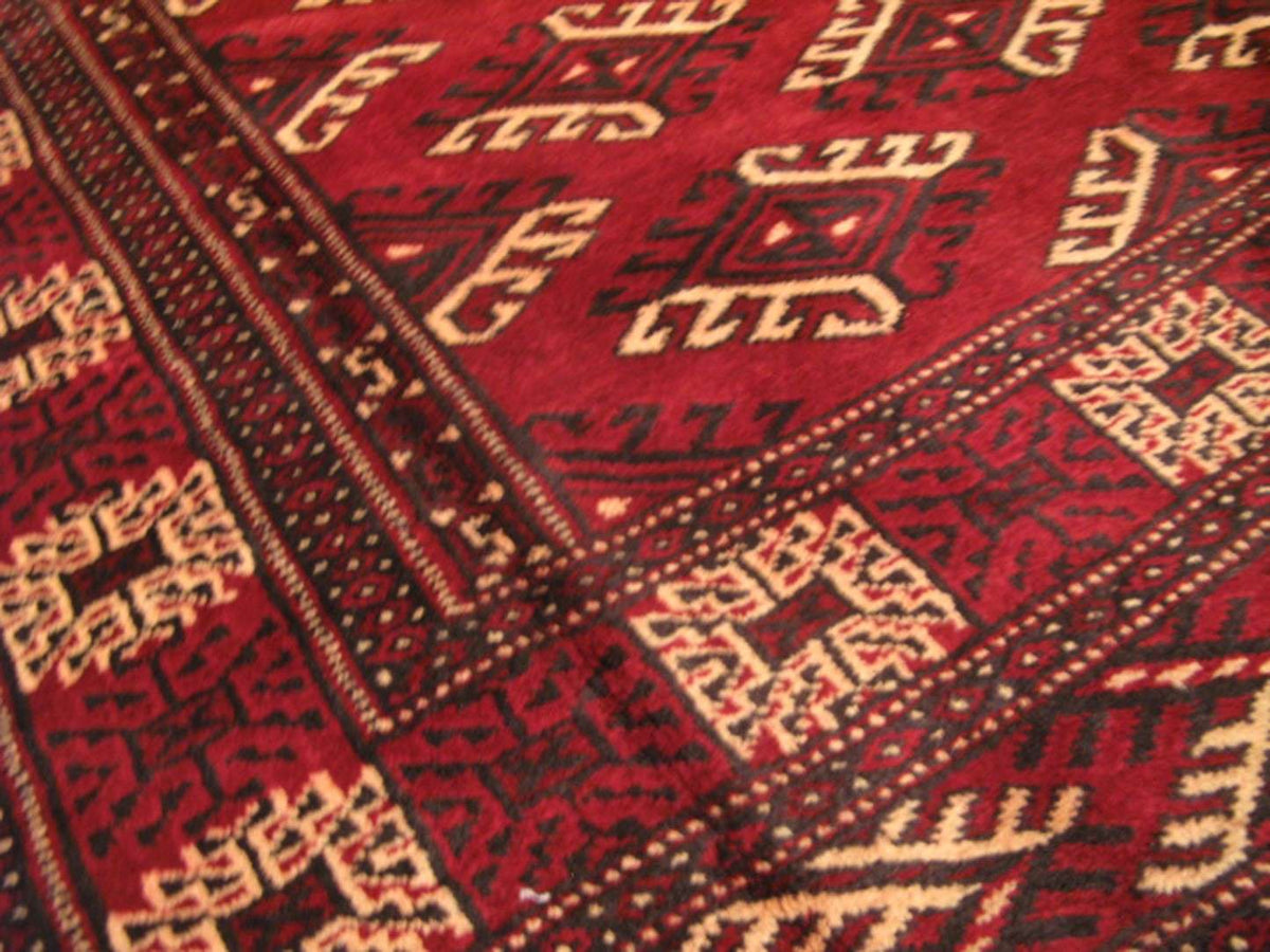 4' 3" x 6' 4" Persian Turkmen Rug image 3