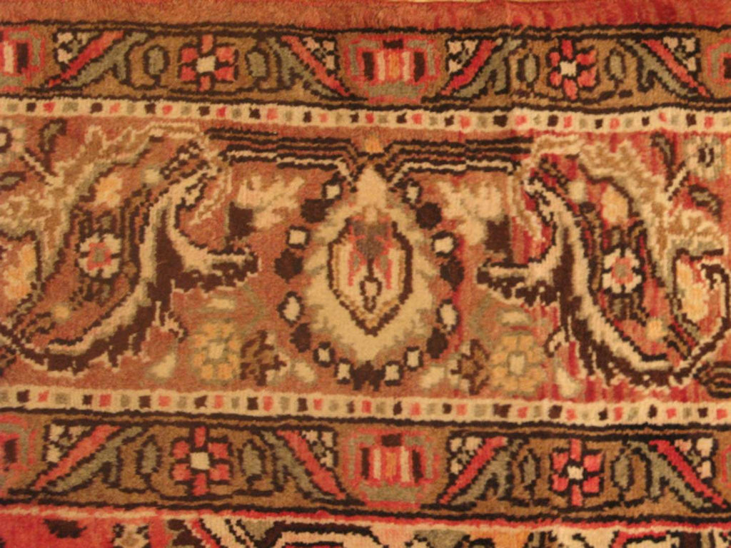 5' 9" x 11' 6" Persian Hosseinabad Runner image 6