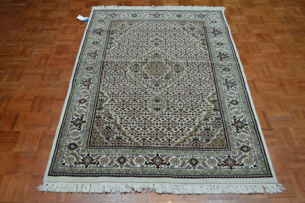 4' 1" x 6' 4" India Tabriz Rug image 1