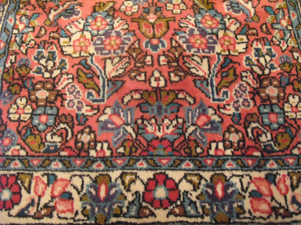2' 2" x 4' 4" Vintage Sarouk Rug image 4