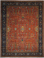 9' 2" x 12' 2" Pakistan Serapi Rug image 0
