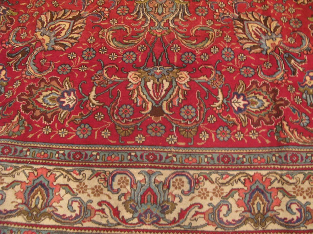 9' 1" x 13' 0" Persian Tabriz Rug image 4