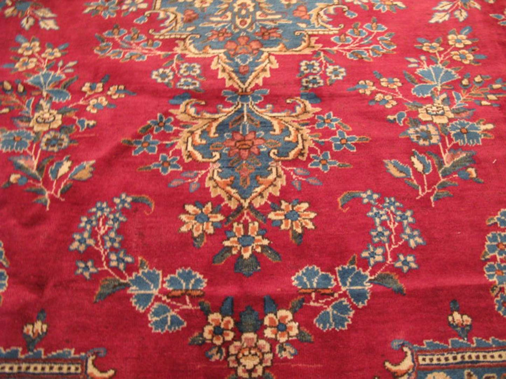 8' 8" x 11' 6" Persian Yaazd Rug image 3