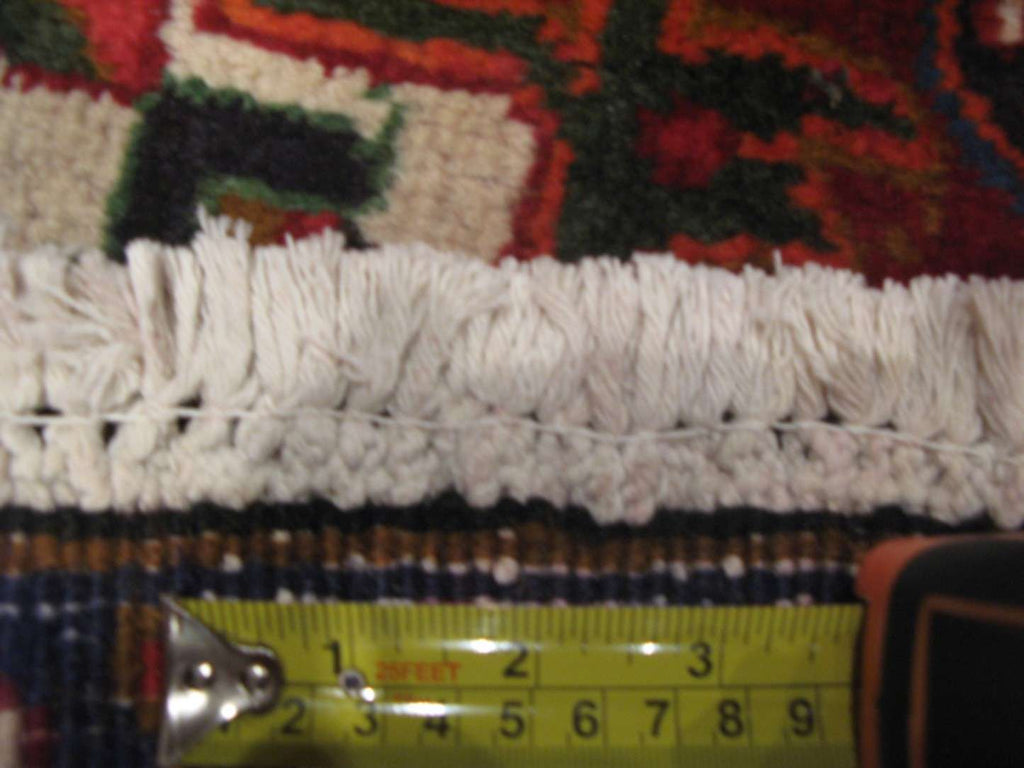 7' 0" x 9' 8" Persian Heriz Rug image 12