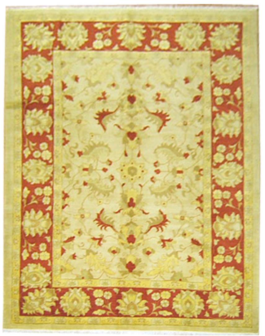 7' 0" x 9' 6" Persian Sultanabad Rug image 1