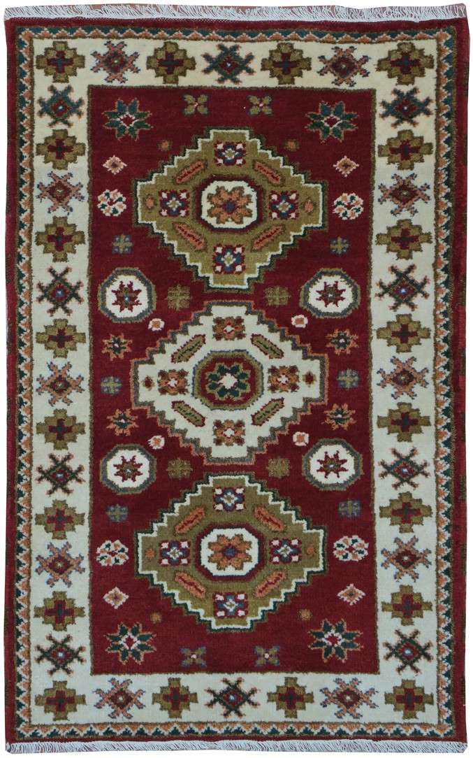 3' 0" x 5' 0" India Kazak Rug image 0
