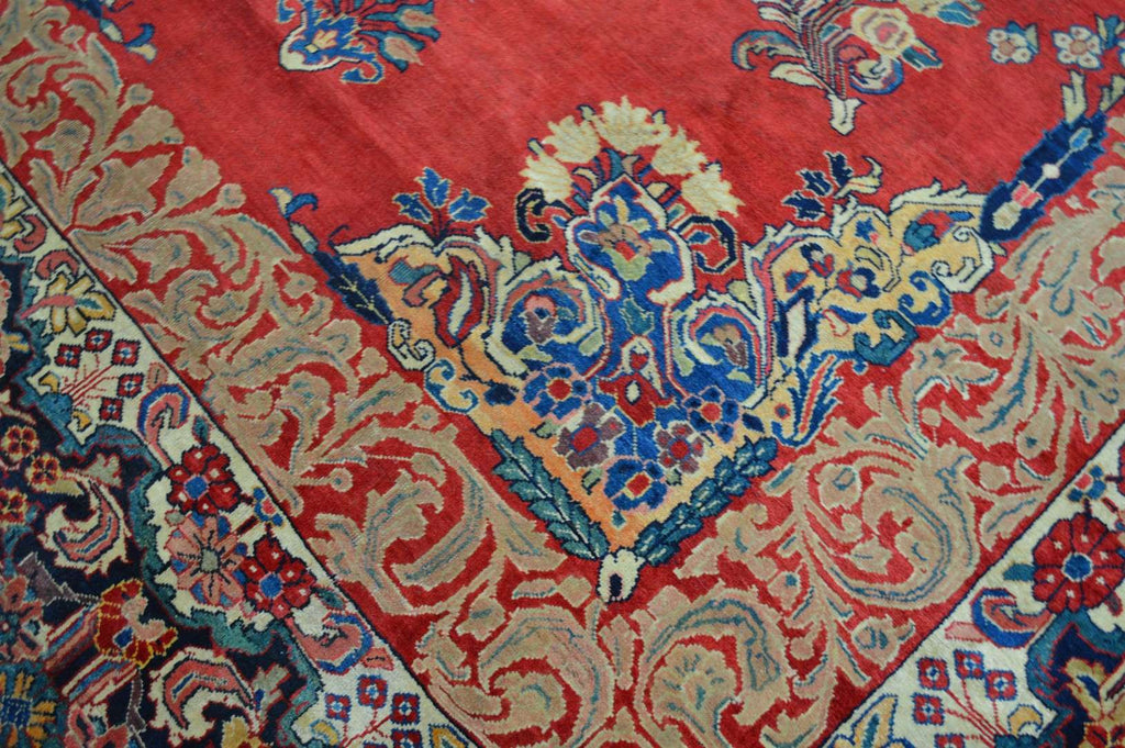 10' 6" x 13' 6" Persian Sarouk Rug image 5
