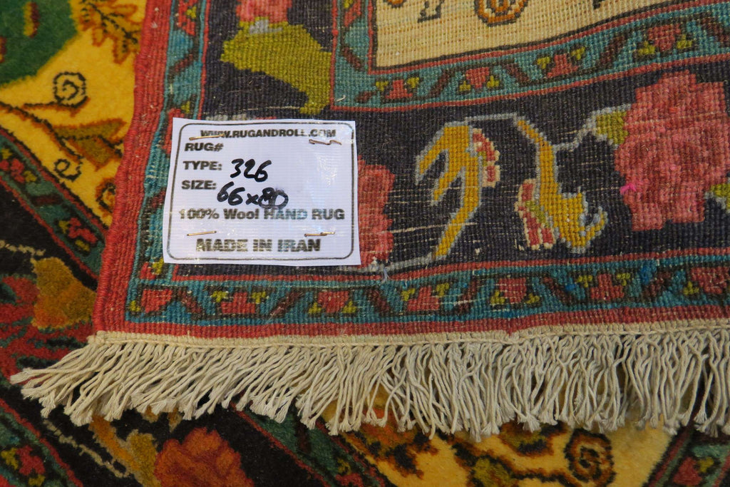 2' 6" x 2' 2" Persian Bijar Rug image 5
