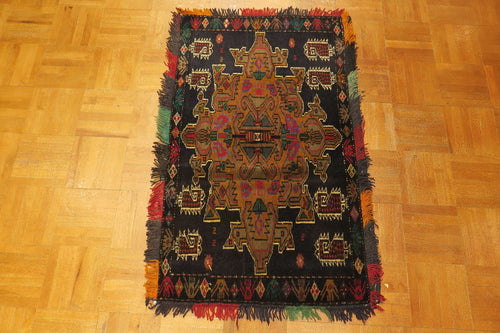 1' 8" x 2' 8" Persian Baluch Rug image 0