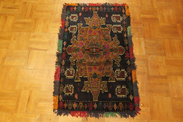 1' 8" x 2' 8" Persian Baluch Rug image 0
