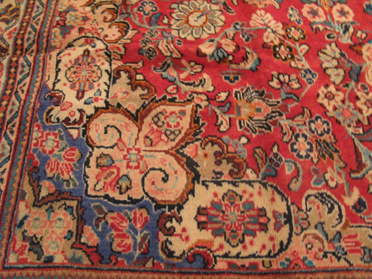 10' 6" x 14' 4" Persian Sarouk Rug image 5