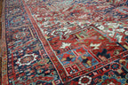 7' 9" x 11' 4" Persian Heriz Rug image 4