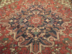 7' 0" x 10' 7" Vintage Heriz Rug image 8