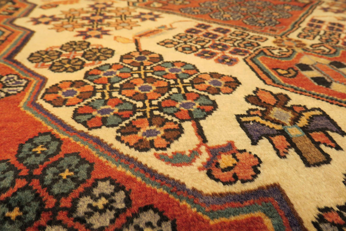 6' 6" x 4' 4" Persian Hamadan Rug image 2