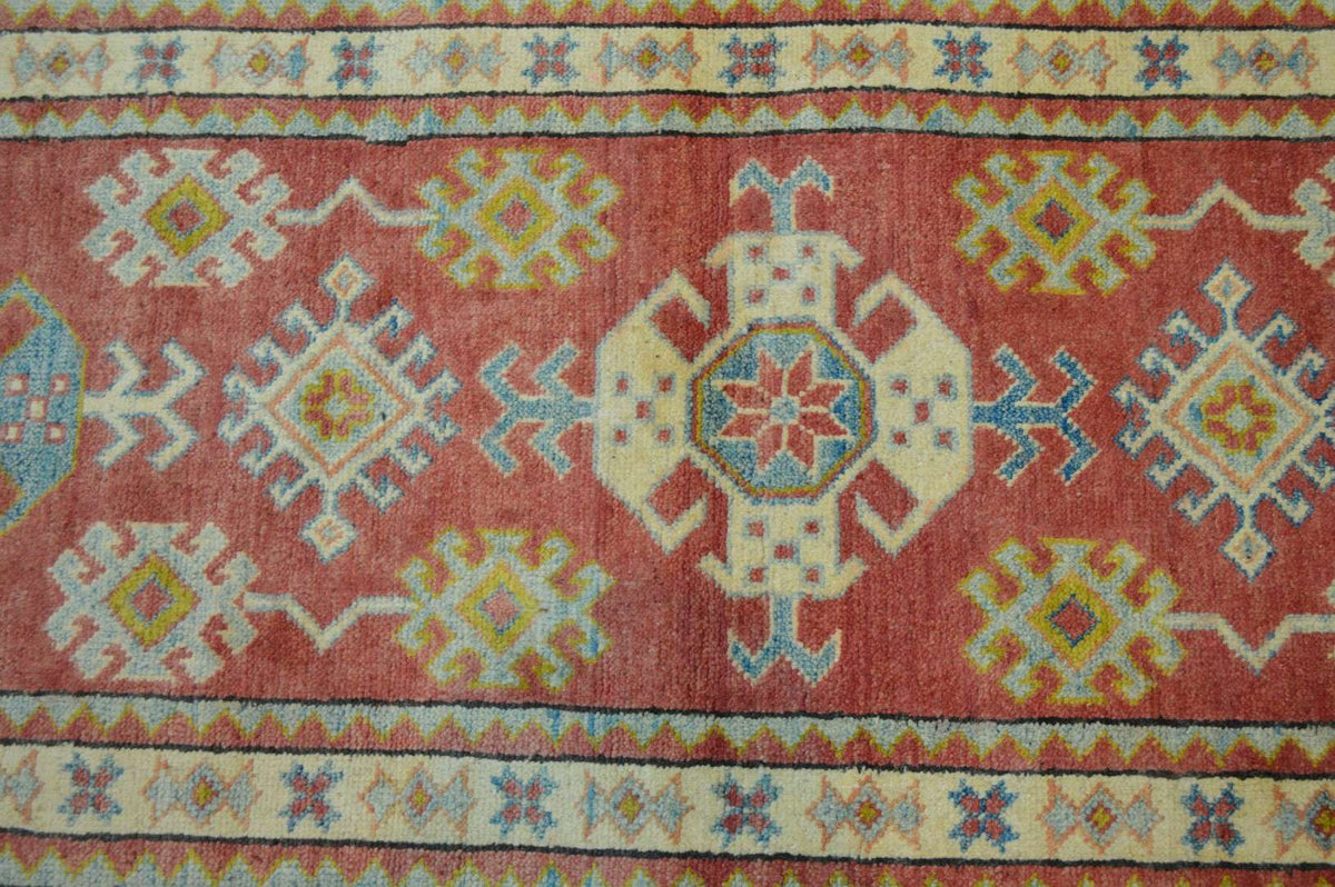 2' 1" x 6' 2" Pakistan Kazak Runner image 12