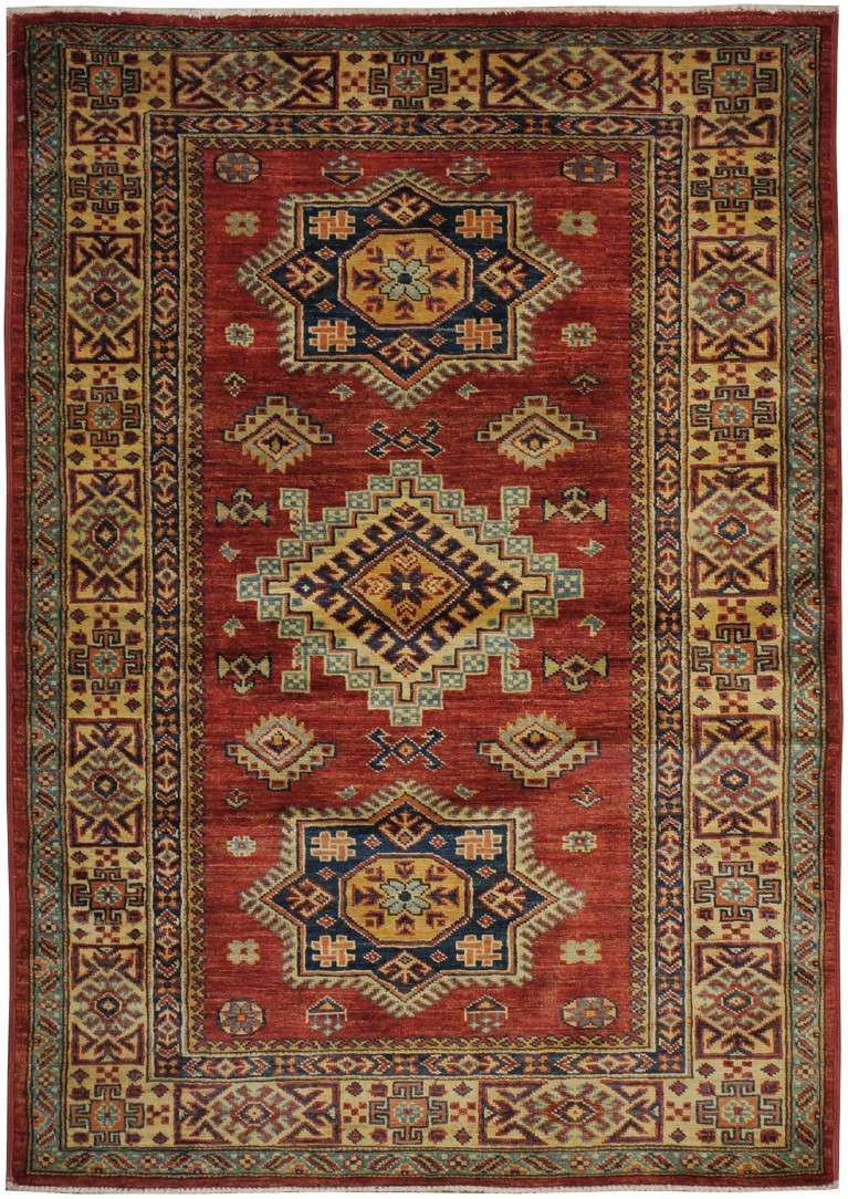 3' 5" x 4' 10" Pakistan Kazak Rug image 0