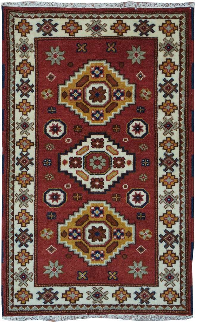 3' 0" x 5' 0" India Kazak Rug image 0