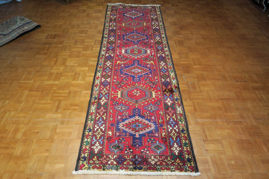 3' 4" x 10' 7" Persian Karaja Runner image 10