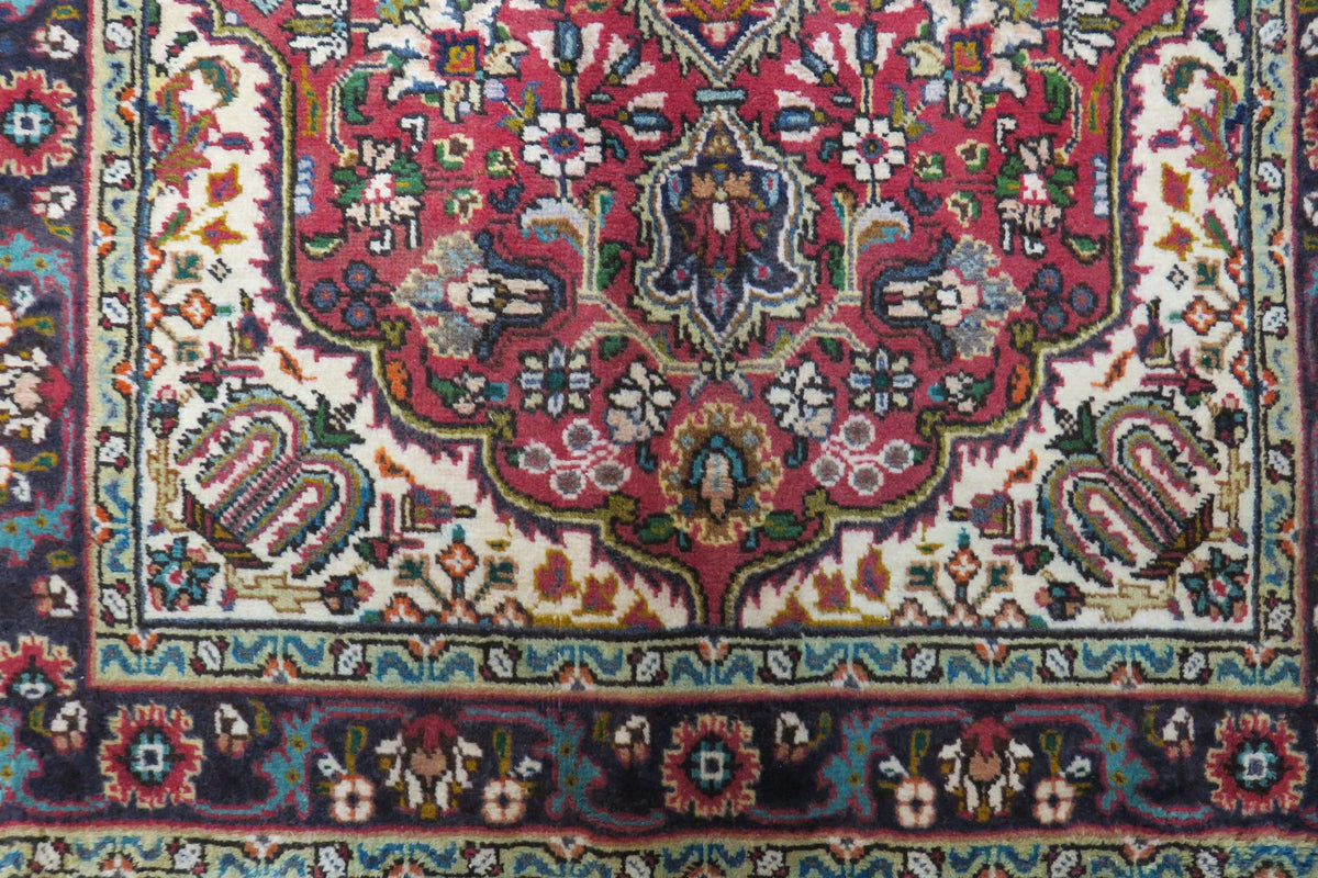 3' 4" x 4' 9" Persian Tabriz Rug image 4