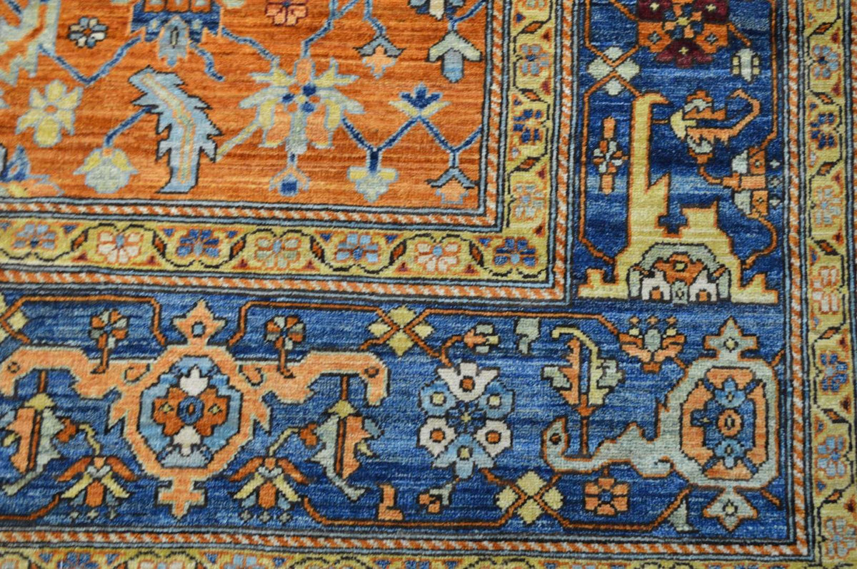8' 3" x 10' 0" Pakistan Serapi Rug image 4