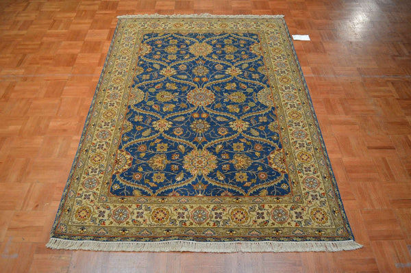 4' 2" x 6' 0" India Agra Rug image 1