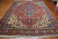 9' 1" x 11' 9" Persian Heriz Rug image 1