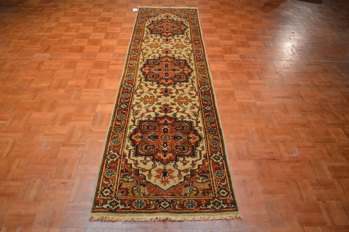 2' 6" x 9' 8" India Serapi Runner image 1
