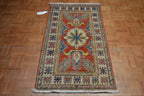2' 6" x 4' 5" Pakistan Kazak Rug image 1