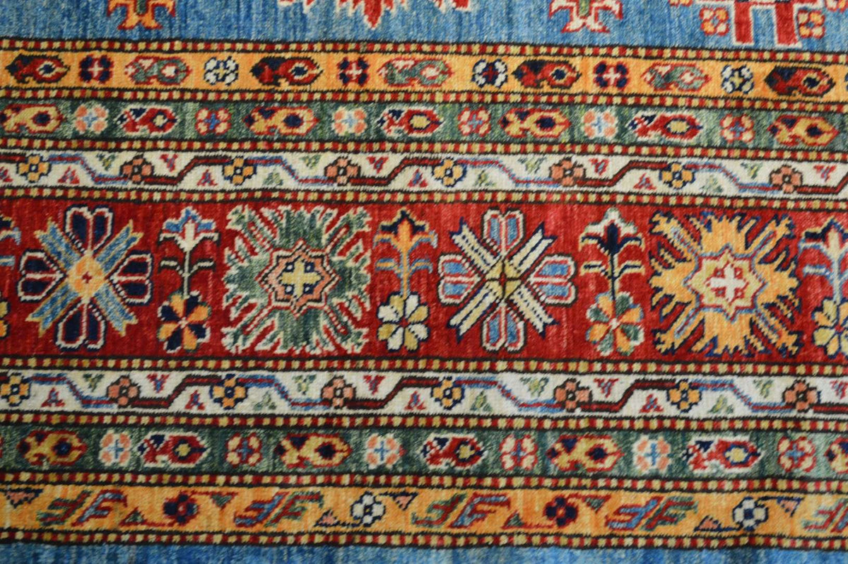 10' 2" x 13' 9" Pakistan Kazak Rug image 4