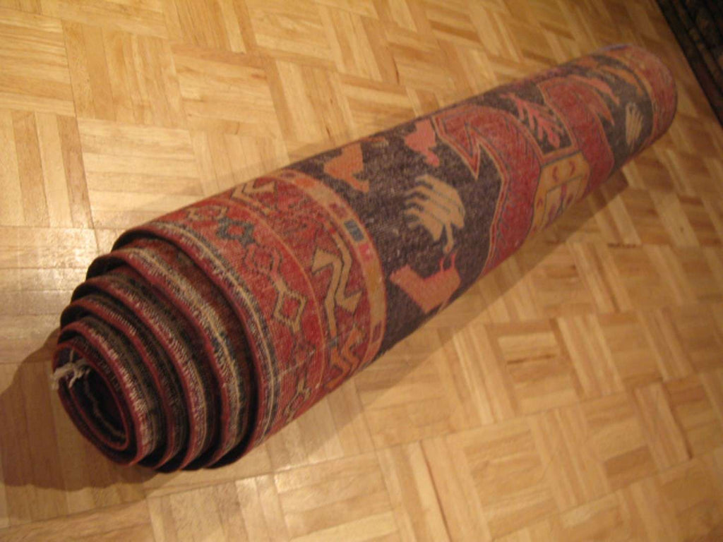 4' 5" x 10' 2" Persian Meshkin Runner image 11