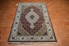 4' 0" x 6' 1" India Bijar Rug image 1