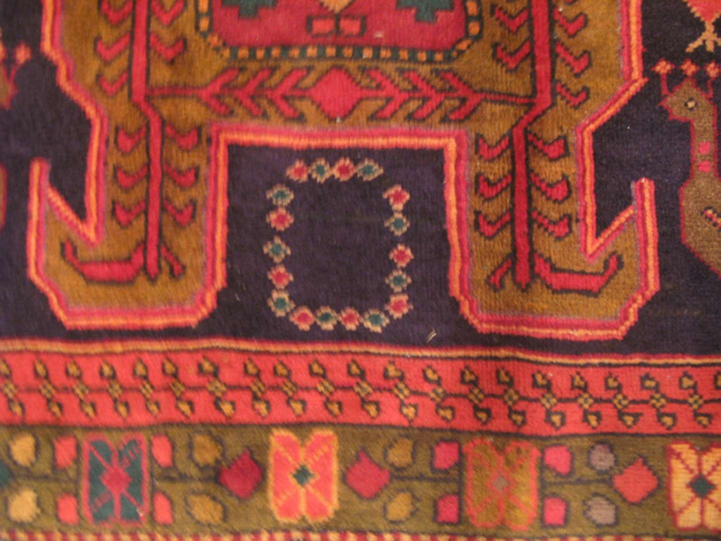 4' 2" x 10' 1" Persian Meshkin Runner image 6