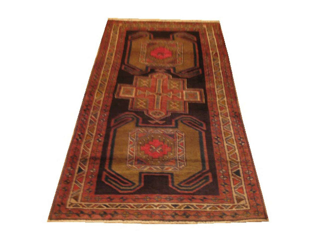 3' 4" x 6' 3" Persian Meshkin Rug image 0