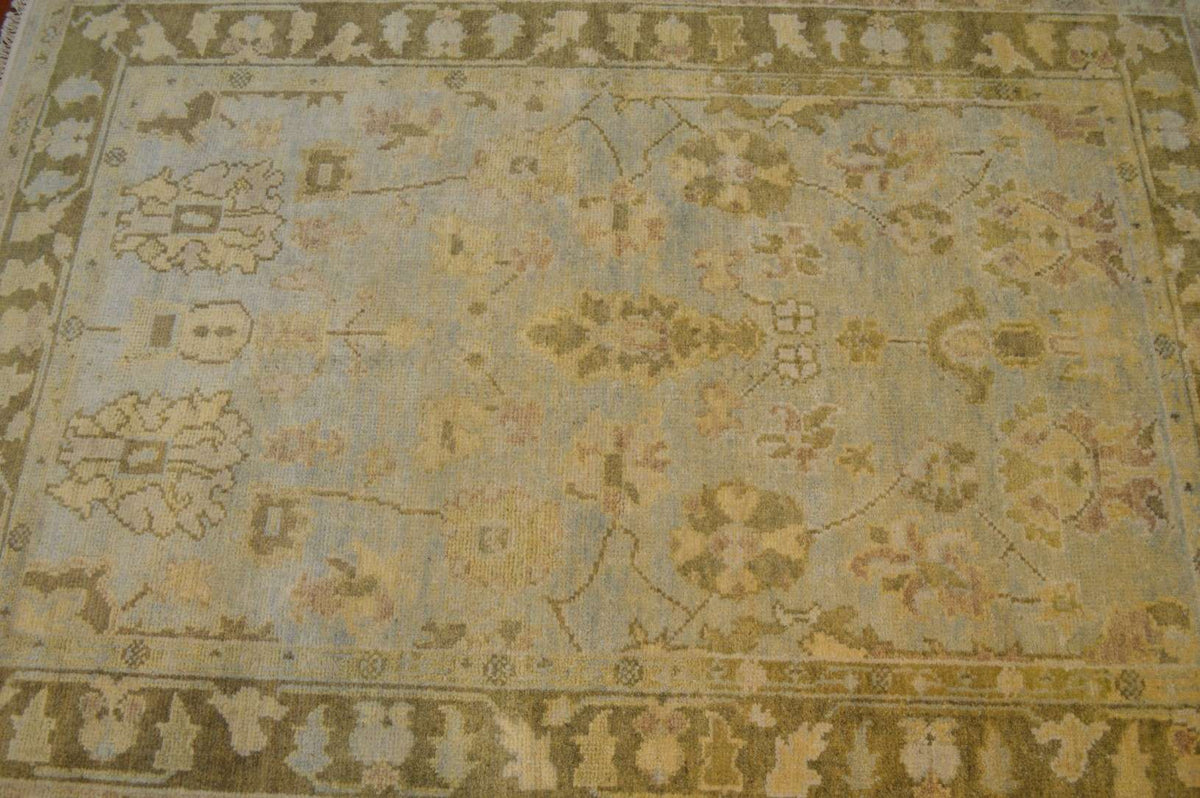 4' 1" x 6' 0" India Oushak Rug image 6