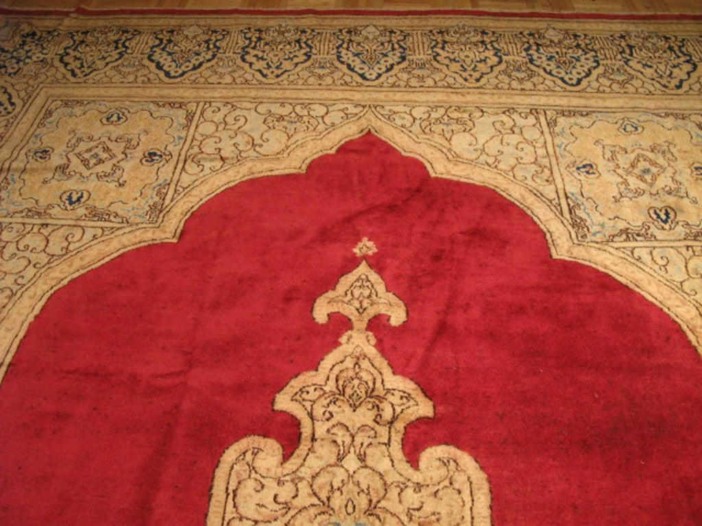 8' 5" x 12' 0" Persian Kerman Rug image 5