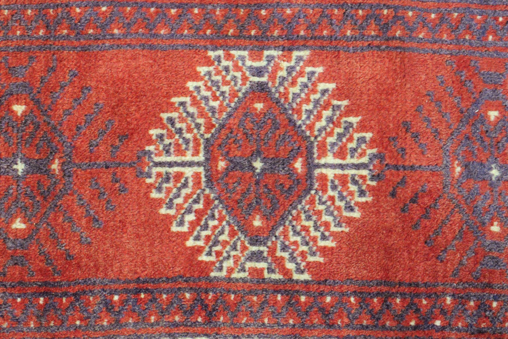 6' 4" x 9' 1" Persian Turkeman Rug image 8