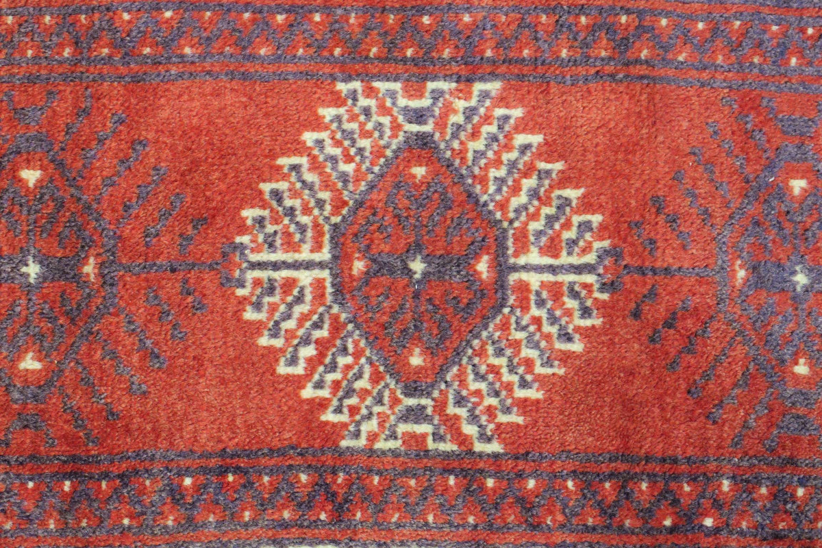6' 4" x 9' 1" Persian Turkeman Rug image 8