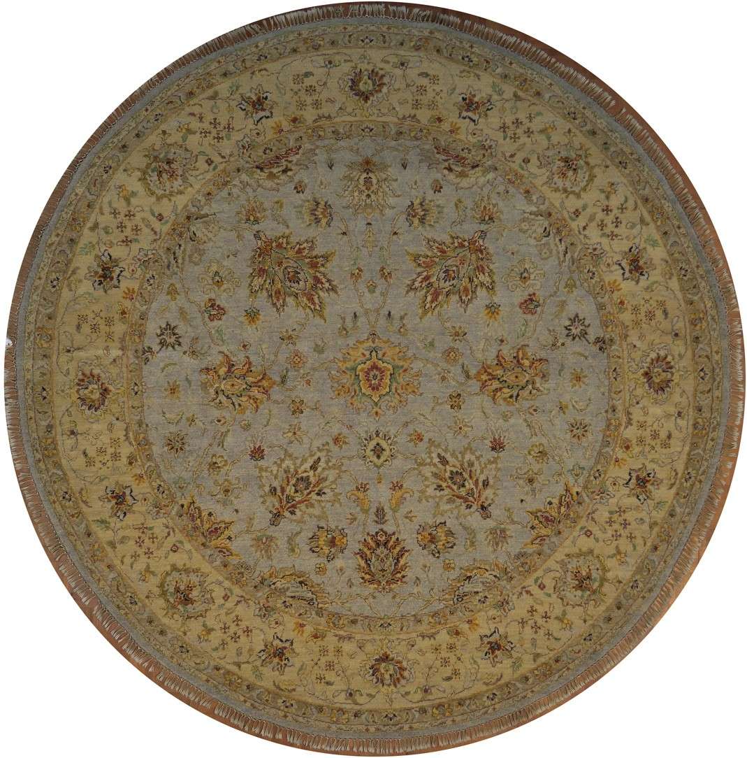 7' 8" x 8' 0" India Sultanabad Round Rug image 0