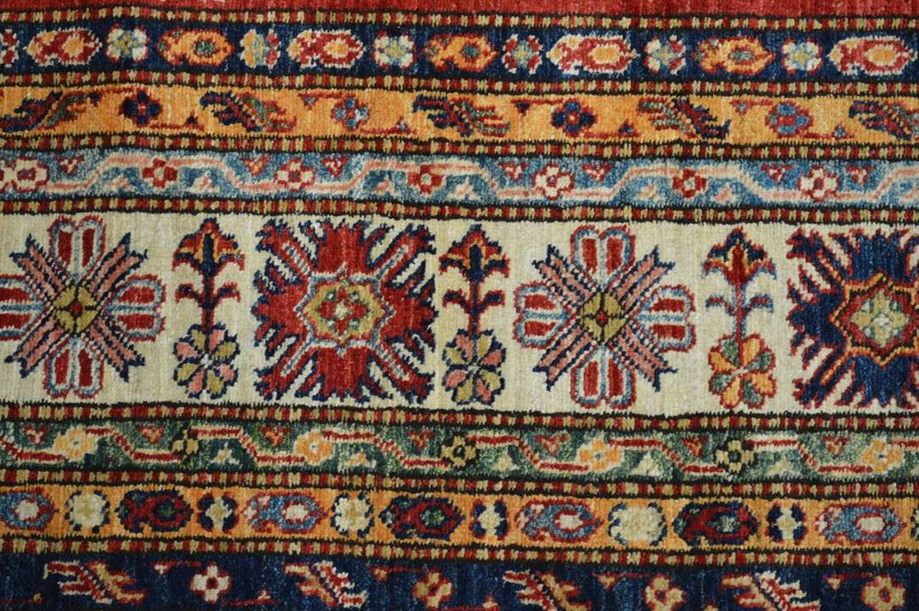 10' 0" x 14' 0" Pakistan Kazak Rug image 7