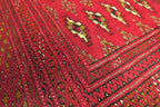 1' 9" x 4' 3" Persian Turkeman Rug image 8
