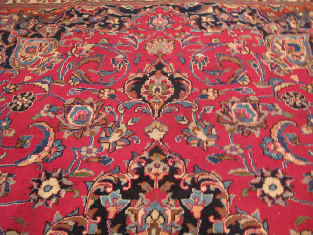 8' 2" x 11' 9" Persian Mashhad Rug image 10