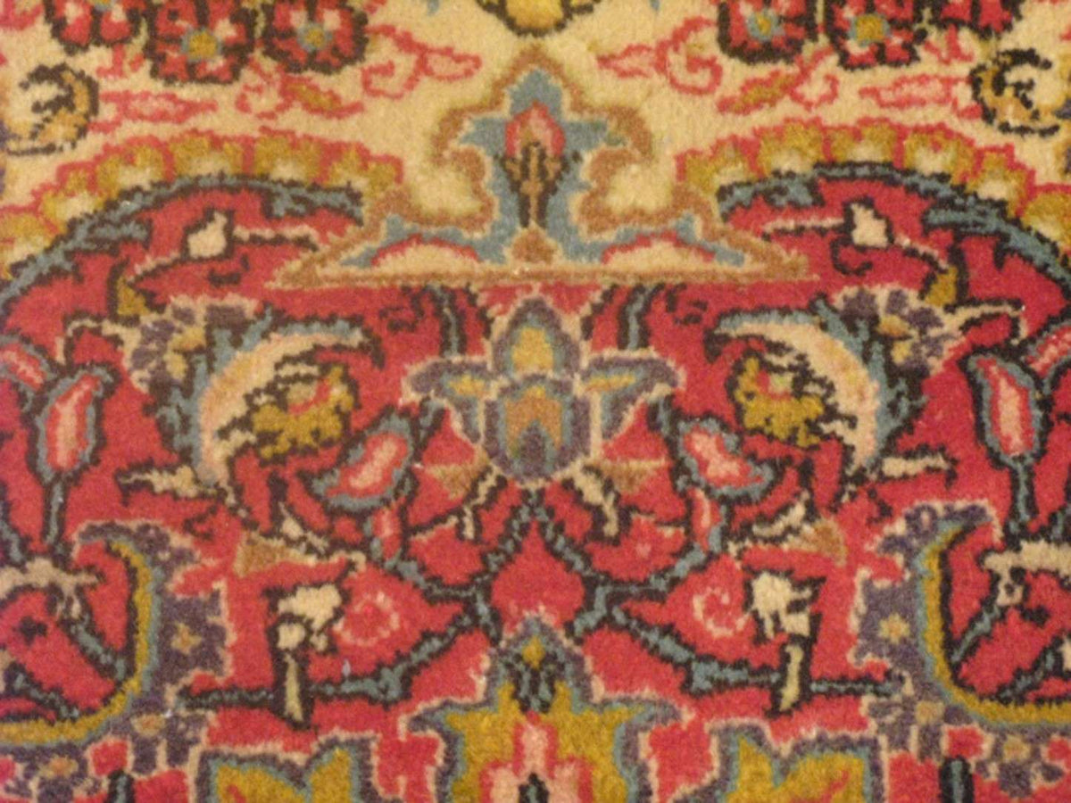 7' 0" x 10' 6" Persian Qum Rug image 9