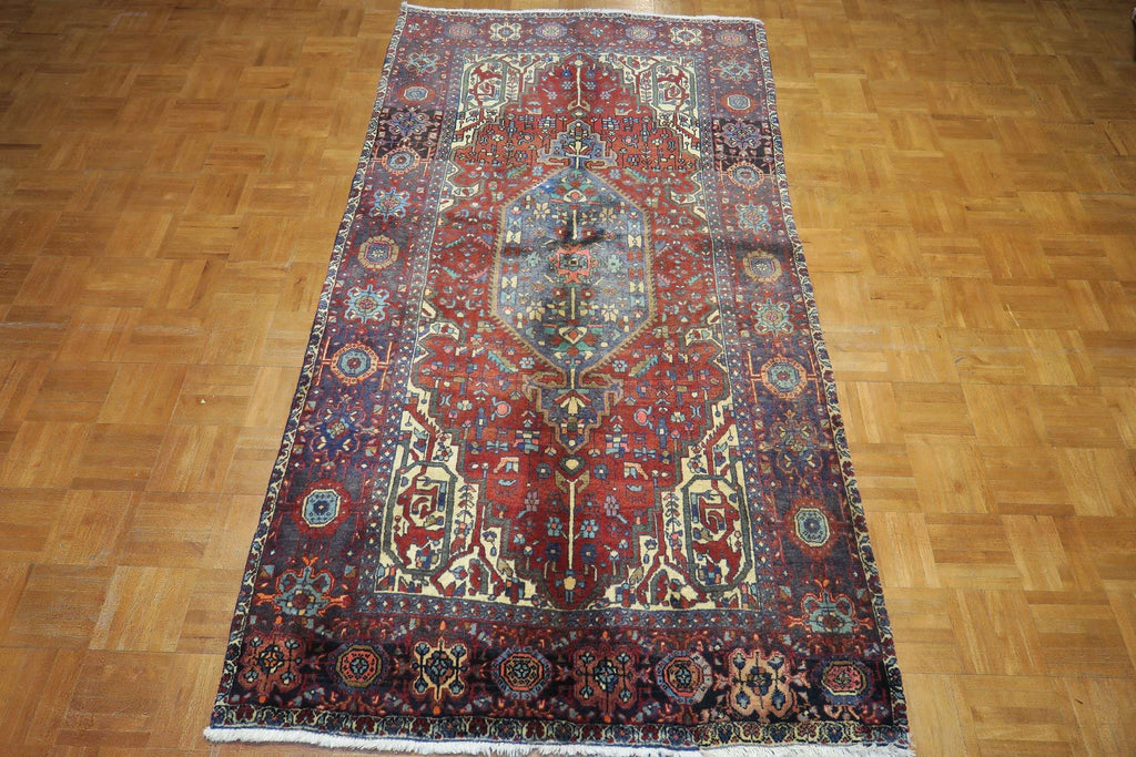 3' 7" x 6' 9" Vintage Zanjan Rug image 11