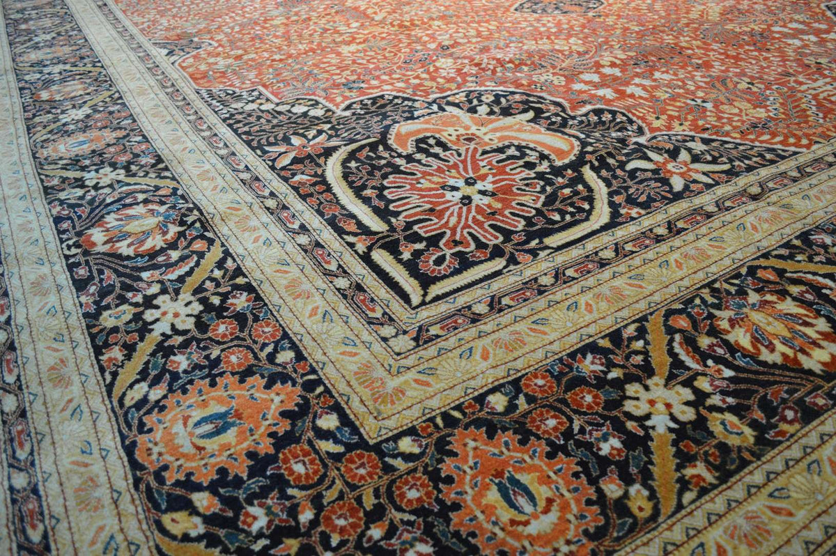 12' 1" x 17' 7" Pakistan Mogul Rug image 2