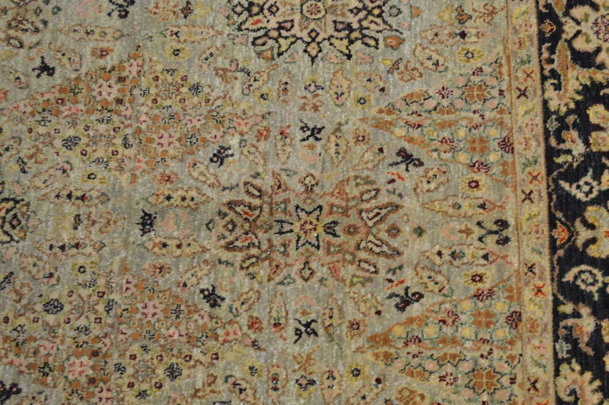 3' 8" x 4' 9" India Agra Rug image 11
