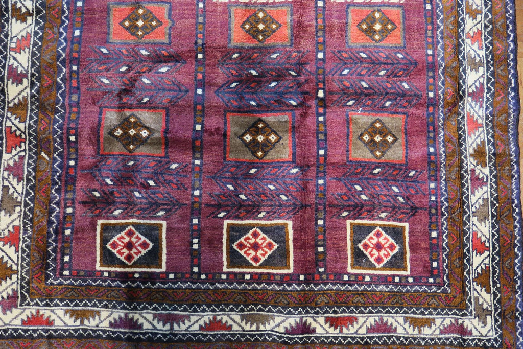 5' 2" x 7' 9" Persian Hamadan Rug image 6