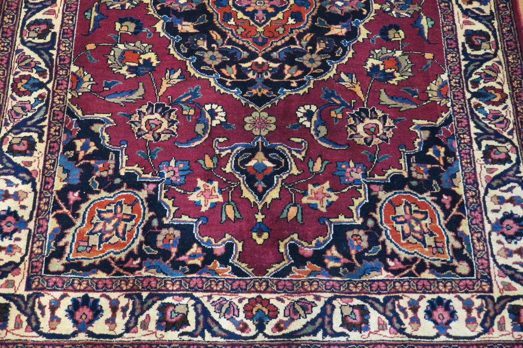 4' 2" x 6' 0" Vintage Khorasan Rug image 7